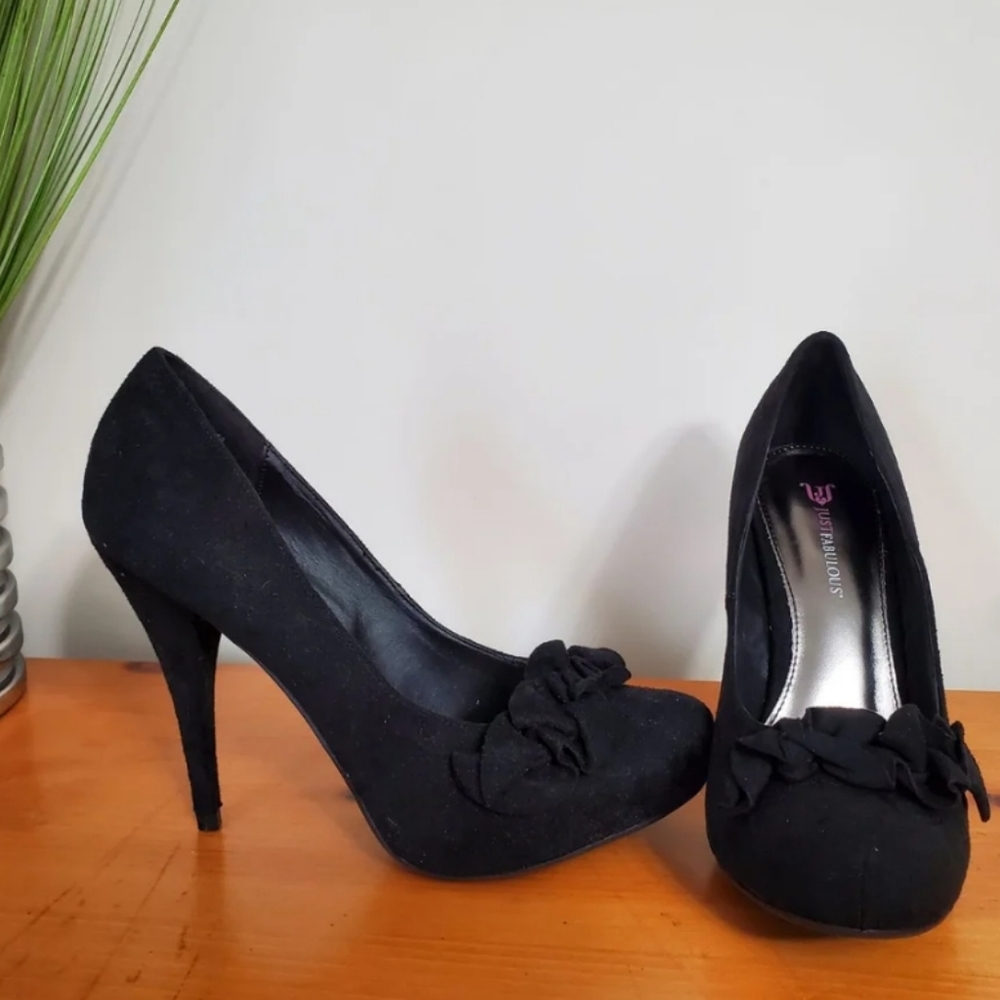 Black Suede Heels
